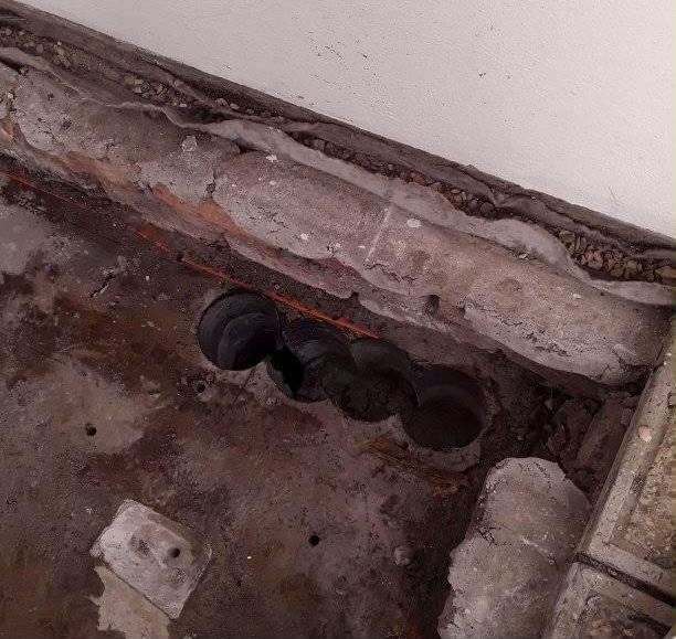 Core drilling through a reinforced concrete wall in Parow, Cape Town
